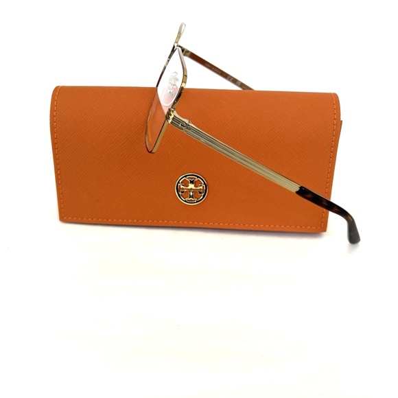 New TORY BURCH Metal Frames Tortoise Gold TY1070 3067 54 15 140 Women Eyeglasses - Picture 7 of 11